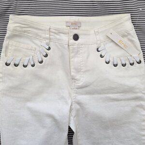Brand New Eric Women's Skinny Jeans, White, Size 2